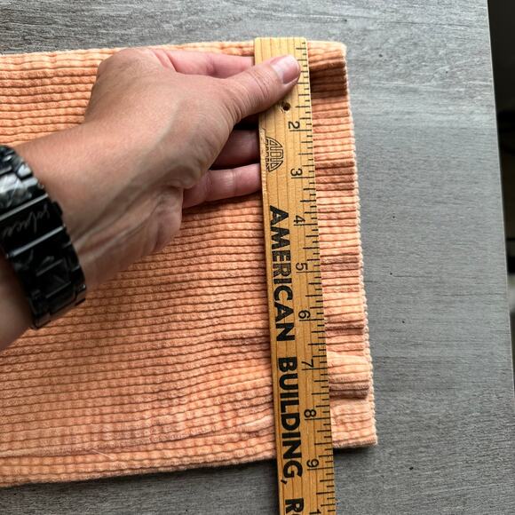 Levi's Math Club Flare Corduroy Women's Trousers Premium 26 Peach Orange - Picture 15 of 16